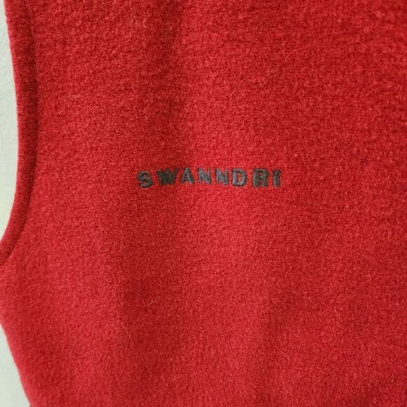 Vintage SWANNDRI Vest Womens Medium Wool Full Zip Lightweight Outdoor Layer - Picture 4 of 4